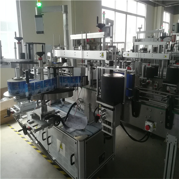 دستگاه برچسب زدن خود چسب برای بطری پلاستیکی حیوان خانگی ، دستگاه اعمال برچسب بطری