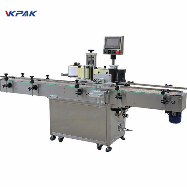 دستگاه برچسب زدن بطری گرد اتوماتیک چسب اتوماتیک روغن