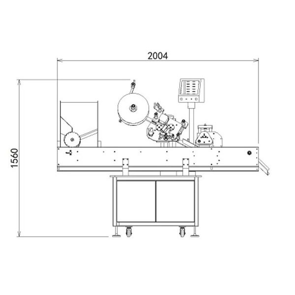 دستگاه برچسب زدن اتوماتیک ویال با سرعت بالا برای بطری کوچک