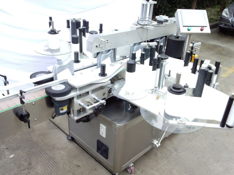 چین تجهیزات برچسب زدن بطری اتوماتیک گواهی CE برچسب دو طرف بطری شیشه ای تامین کننده