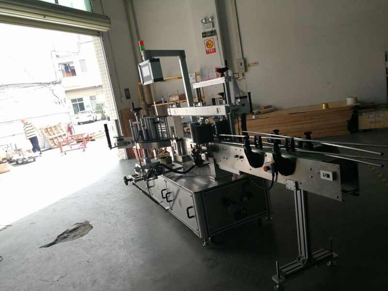 دستگاه برچسب زنی بطری گرد دو طرفه چین، عرضه کننده عرض برچسب 190 میلی متر