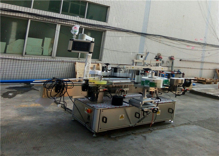 چین ماشین برچسب زدن دو طرفه برای شیشه بطری مربع تخت تامین کننده