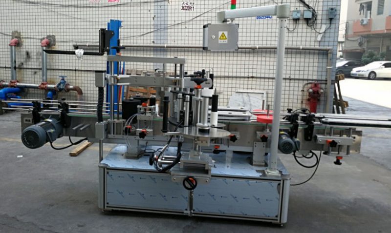 چین برچسب دو طرفه ماشین برچسب زدن اتوماتیک بطری بیضی شکل بیضوی تامین کننده 1200W