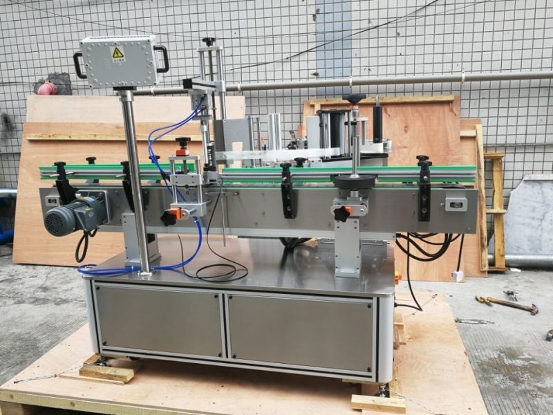 تامین کننده دستگاه لیبل زن اتوماتیک بطری گرد در جلو و عقب چین